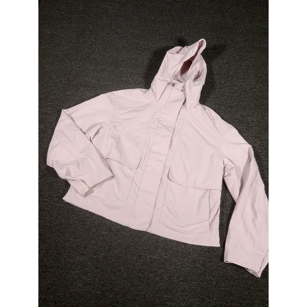Lululemon Always Effortless Jacket Women's 6 Pink Packable Hood Zip Up Vented